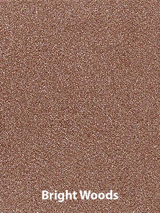 A warm brown textured surface recalls the richness of Benecos Beauty ID Palette Eyeshadow Refills 1.5g, with "Bright Woods" boldly labeled in white at the bottom.