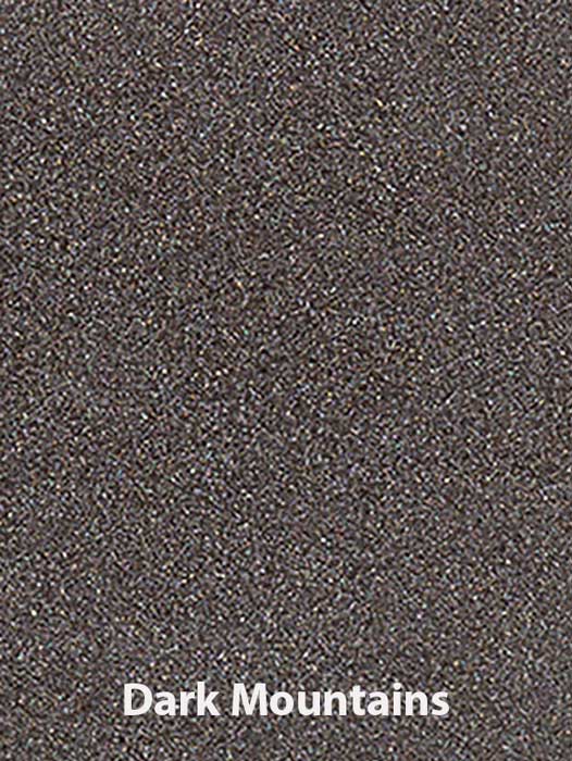 A dense, dark brown granular texture labeled “Dark Mountains” in bold white text—resembling rough sandpaper, ideal as a shade option for the Benecos Beauty ID Palette Eyeshadow Refills 1.5g.