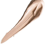 A smooth swatch of light beige Benecos BB Cream 30ml in Porcelain on a white background, ideal for creating a flawless look with natural beauty balm benefits.