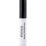 A 5ml tube of Benecos Prime Fine Eye Shadow Primer, featuring a white body, black cap, and the brand logo with product name printed vertically on the front.