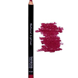 A Benecos Natural Lipliners 1.13g pencil in a rich berry shade, shown with a swatch of the color beside it and the word "Berry" below.