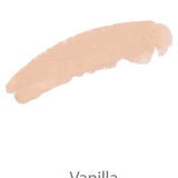 A creamy, light beige Benecos Cover Stick 4.5g concealer labeled Vanilla sits on a white background, offering high coverage for flawless skin.