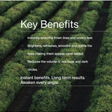 Key benefits panel for The Jojoba Company Transformative Eye Serum