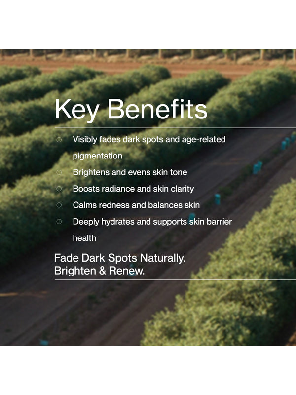 Key benefits panel for The Jojoba Company Pigmentation Oil