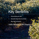 Key benefits panel for The Jojoba Company Ultimate Day Cream