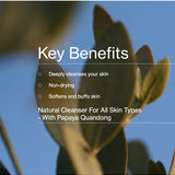 Key benefits panel for The Jojoba Company Jojoba Bead Cleanser