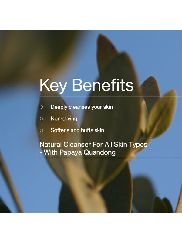 Key benefits panel for The Jojoba Company Jojoba Bead Cleanser