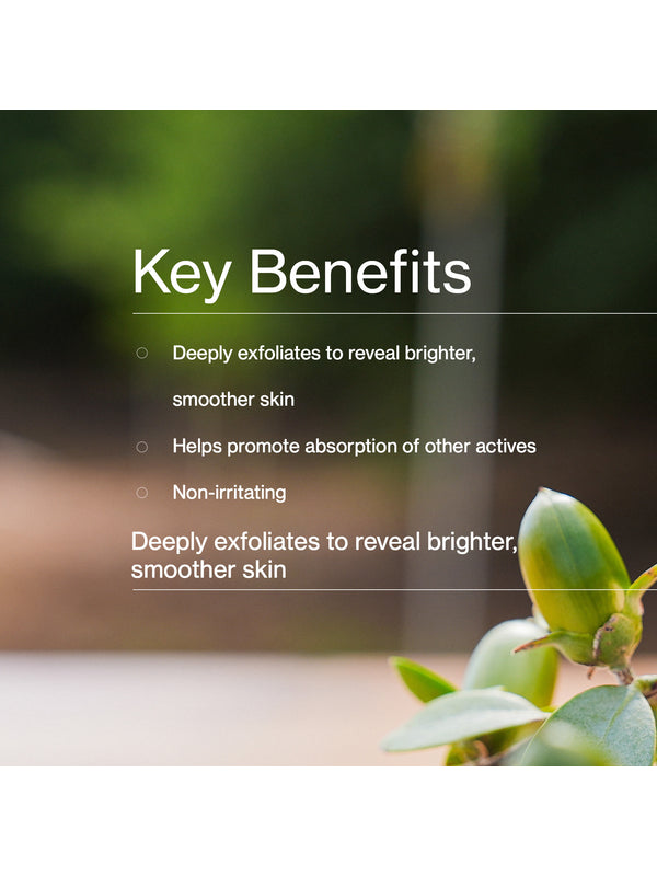 Key benefits panel for The Jojoba Company Jojoba and Enzyme Radiance Mask