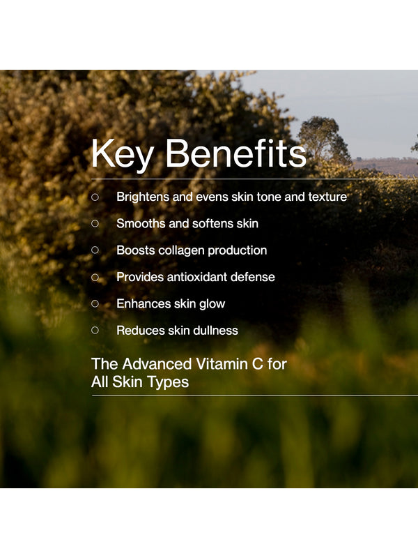 Key benefits panel for The Jojoba Company Vitamin C Glow Potion