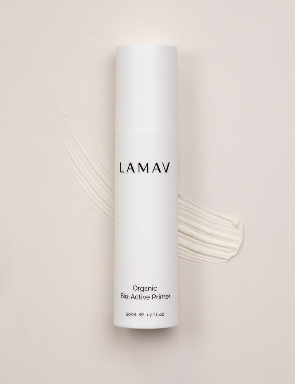 LAMAV Certified Organic Bio-Active Primer bottle close up