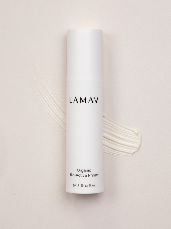 LAMAV Certified Organic Bio-Active Primer bottle close up