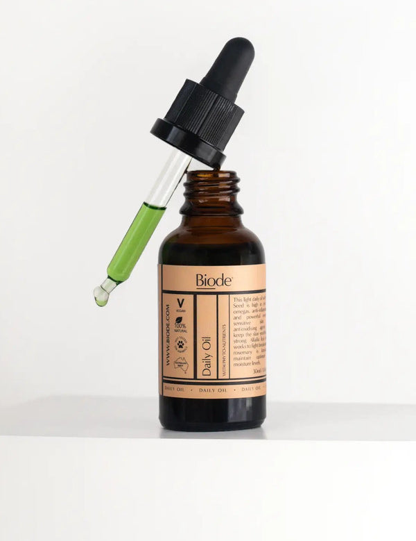 Biode Daily Oil with dropper and green oil
