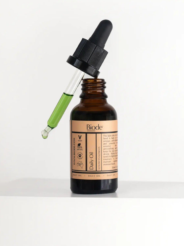 Biode Daily Oil with dropper and green oil
