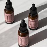 Biode Plumping Serum bottles in sunlight