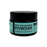 Black Chicken Remedies 100% Niacinamide Powder 10g comes in a black jar with a light blue label—an essential brightening and pore-minimising powder. Use alone or mix into your serum to boost radiance and even skin tone.