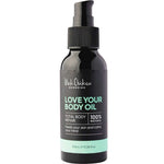 Black Chicken Remedies Love Your Body Oil 100ml comes in a black pump bottle. This 100% natural oil hydrates, repairs skin, and calms your mind—ideal for daily use and aromatherapy.