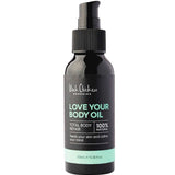 Black Chicken Remedies Love Your Body Oil 100ml comes in a black pump bottle. This 100% natural oil hydrates, repairs skin, and calms your mind—ideal for daily use and aromatherapy.
