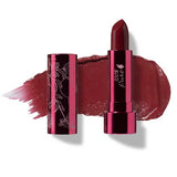 The 100% Pure Pomegranate Oil Moisturising Lipstick 4.5g in Black Rose—a cool, deep wine shade—comes in a shiny metallic case. Richly pigmented and vegan, it moisturizes lips while delivering bold color and nourishing comfort.