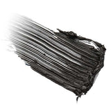Black texture swatch of 100% Pure Ultra Lengthening Mascara showing the fibre-rich formula.