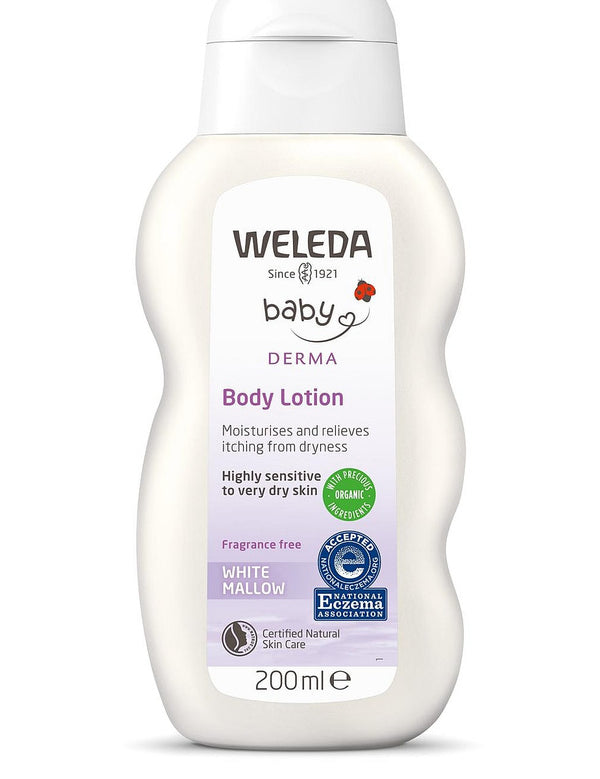 Weleda White Mallow Body Lotion Fragrance Free 200ml