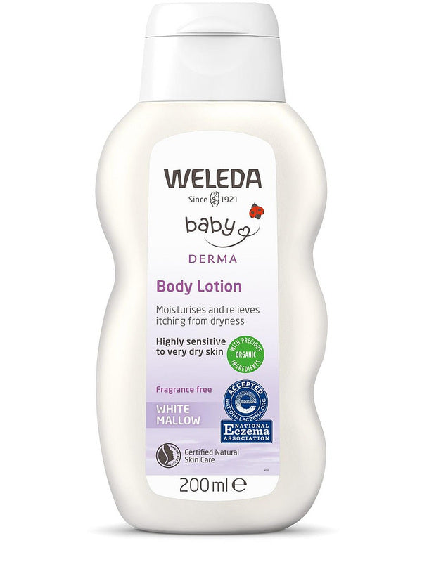 Weleda White Mallow Body Lotion Fragrance Free 200ml