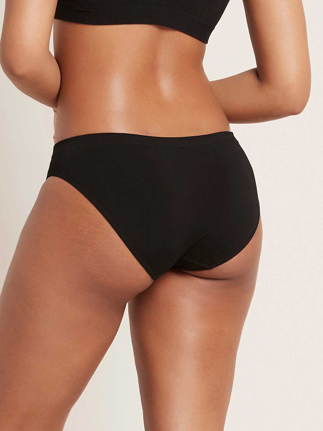 Boody Classic Bikini Black, organic bamboo clothing, product photo 3