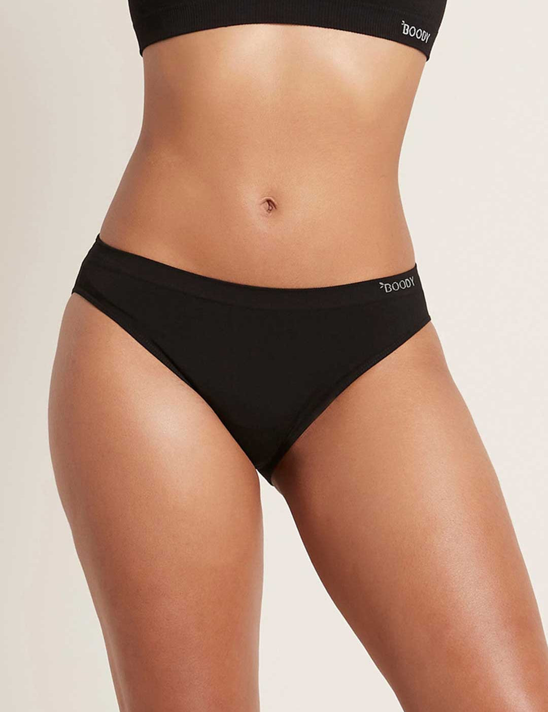 Boody Classic Bikini Black, organic bamboo clothing