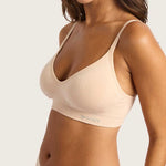 Boody T-Shirt Bra in Shell, front view