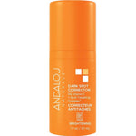 Andalou Brightening Dark Spot Corrector with 5% Vitamin C (30ml) targets hyperpigmentation with a spot-targeting complex, packaged in an orange bottle.
