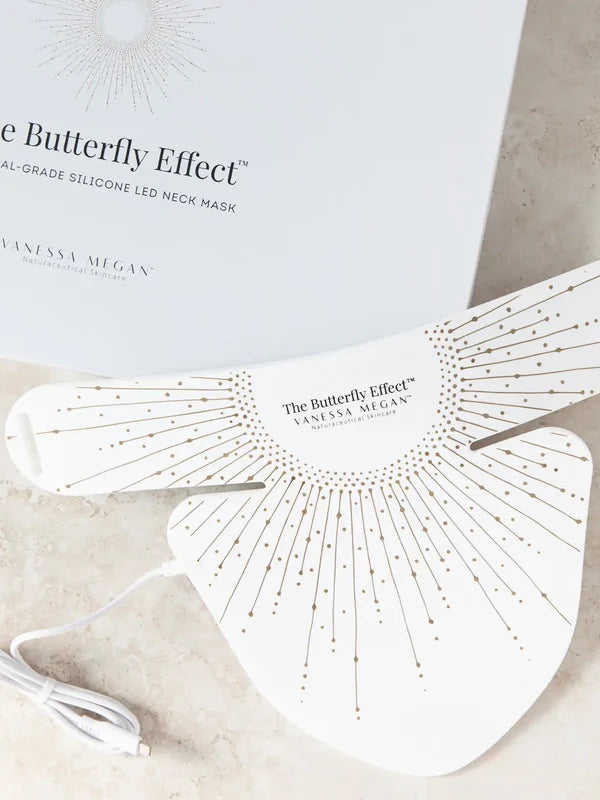 Vanessa Megan Butterfly Effect LED Neck Mask lifestyle photo