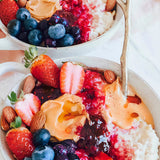Berry porridge made with Nutra Naturals Collagen Joints and Bones