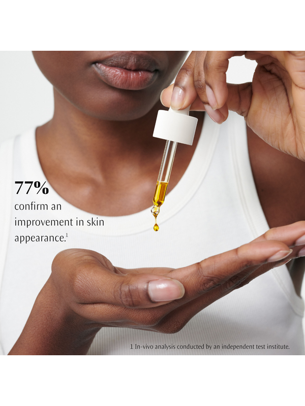 Product information panel for Dr Hauschka Clarifying Day Oil