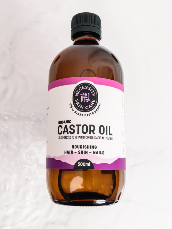 Necessity Cold Pressed Castor Oil lifestyle product photo