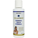 Bottle of Cellfood Essential Silica Formula on a white background