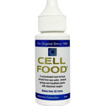 Bottle of Cell Food on a white background