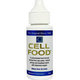 Bottle of Cell Food on a white background