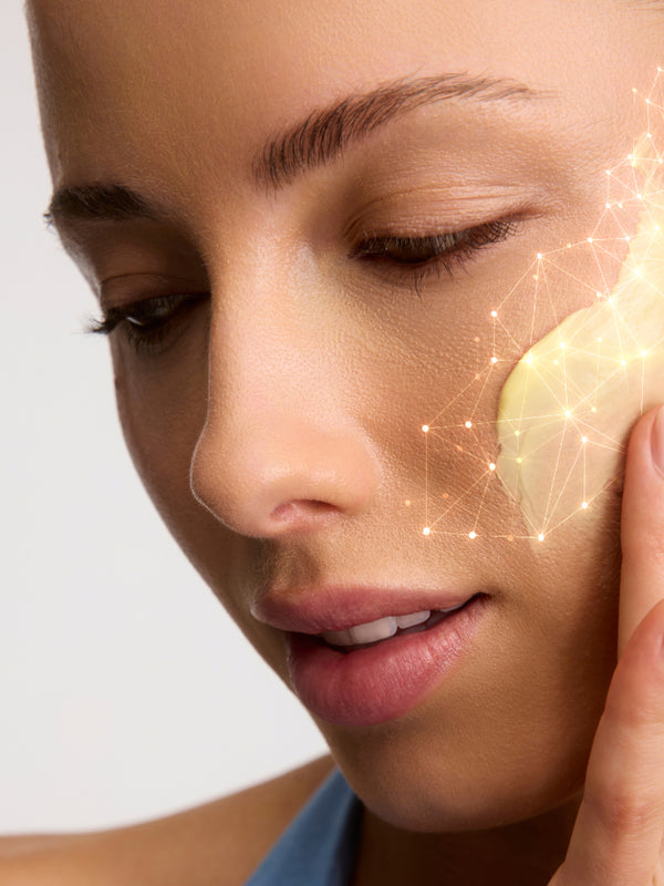 Model applying Antipodes Ceramide Souffle Fresh Hydration Cream