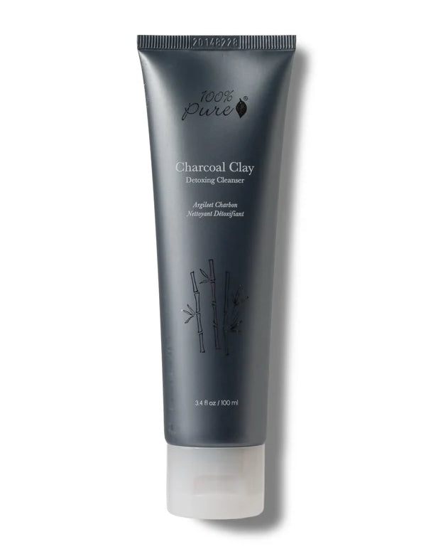 100% Pure Charcoal Clay Cleanser 80ml — official front packaging image