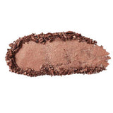 A swatch of 100% Pure Fruit Pigmented® Eye Shadow 2g by 100% Pure, in shimmery bronze, is roughly smeared in an oval with crumbly edges on a white background.