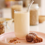 Vanilla protein smoothie made with Nutra Naturals Clean Plant Protein
