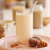 Vanilla protein smoothie made with Nutra Naturals Clean Plant Protein