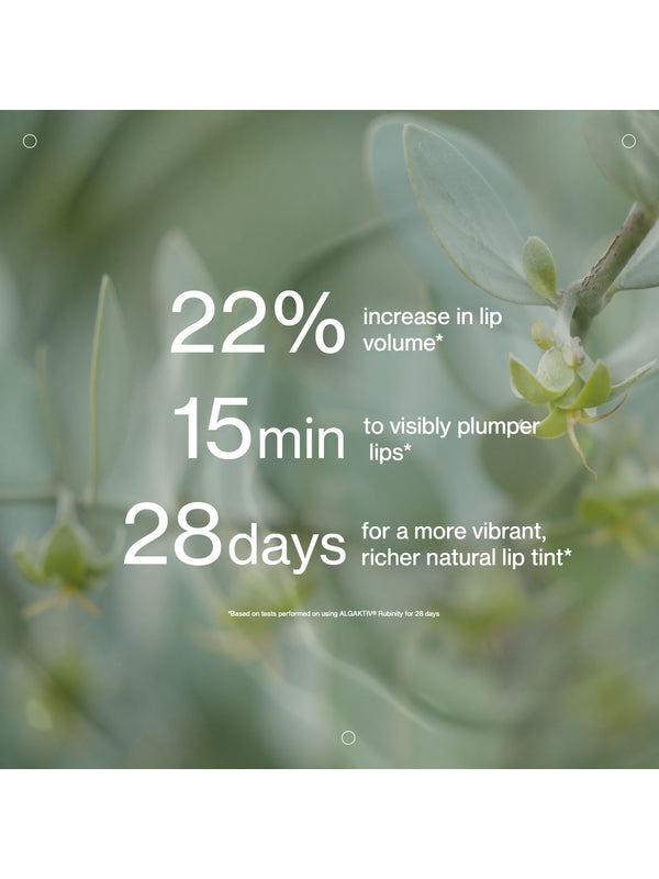 Clinical results panel for The Jojoba Company Ultimate Plumping Lip Treatment