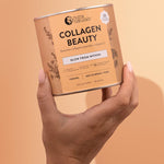 Nutra Naturals Collagen Beauty Caramel 225g held in hand