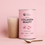 Nutra Naturals Collagen Beauty Unflavoured 450g with prepared drink