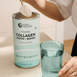 Nutra Naturals Collagen Joints and Bones being mixed in a kitchen