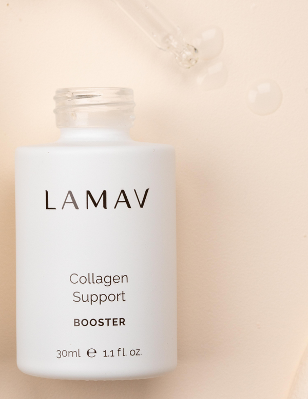 LAMAV Collagen Support Booster label close up