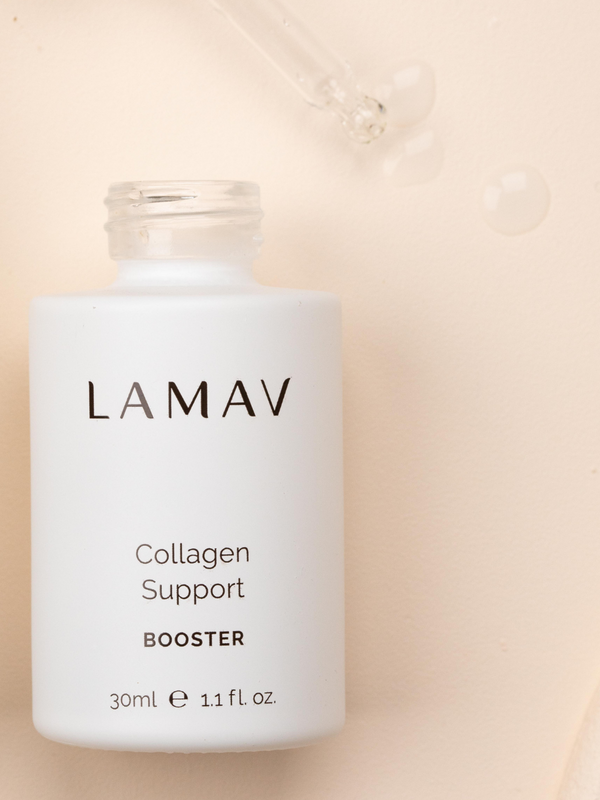 LAMAV Collagen Support Booster label close up