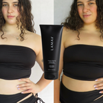 LAMAV Gradual Tanning Moisturiser in hand