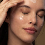 Model applying Antipodes Culture Probiotic Night Recovery Water Cream