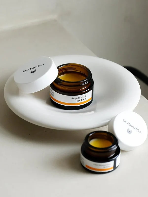 Dr Hauschka Eye Balm and Lip Balm styled photo